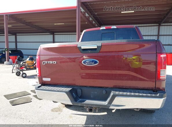 1FTEW1EP0GKD41722 2016 FORD F150 Burgundy 