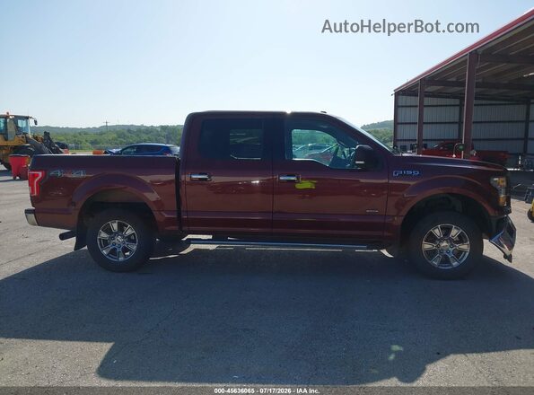 1FTEW1EP0GKD41722 2016 FORD F150 Burgundy Սալոնի 360 աստիճան տեսք