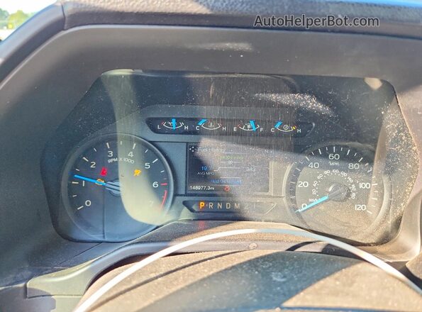 1FTEW1EP0HFA07958 2017 FORD F150 Black Vista del cuadro de instrumentos