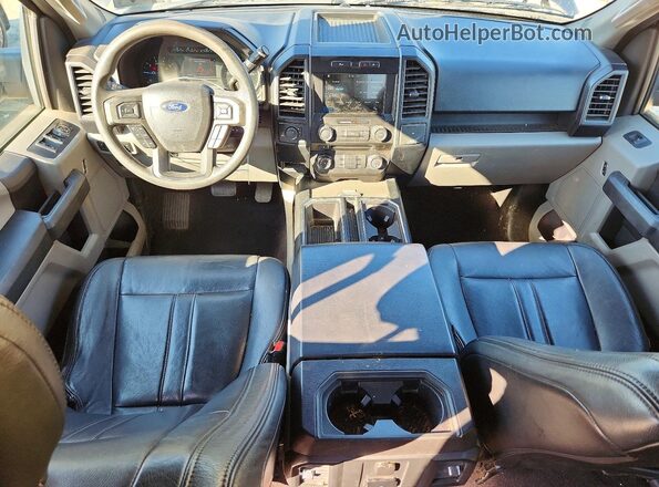 1FTEW1EP0HFA07958 2017 FORD F150 Black Vista del salpicadero
