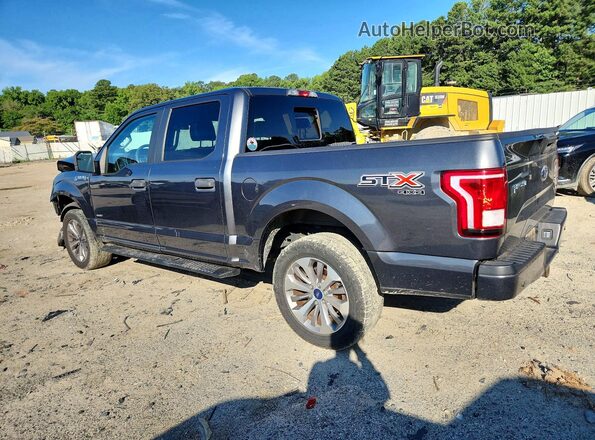 1FTEW1EP0HFA07958 2017 FORD F150 Black Trasero izquierdo