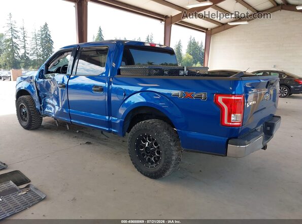 1FTEW1EP0HFA54164 2017 FORD F150 Blue უკანა მარცხენა