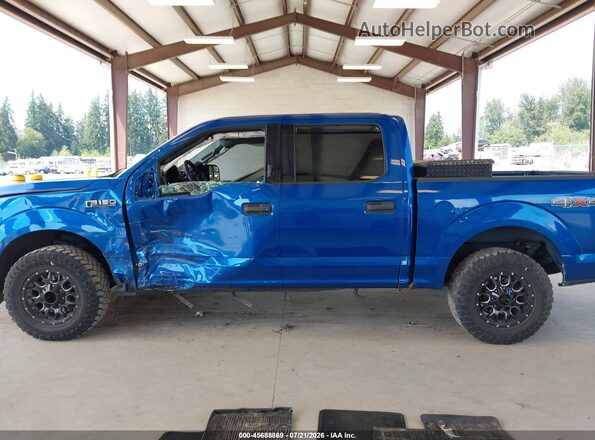 1FTEW1EP0HFA54164 2017 FORD F150 Blue სალონის 360-გრადუსიანი ხედი