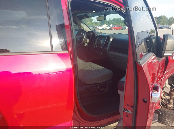 1FTEW1EP0HFB31485 2017 FORD F150 Red Widok wnętrza z przodu