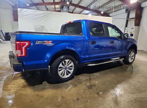 1FTEW1EP0HFC27696 2017 FORD F150 Синий Задняя правая четверть