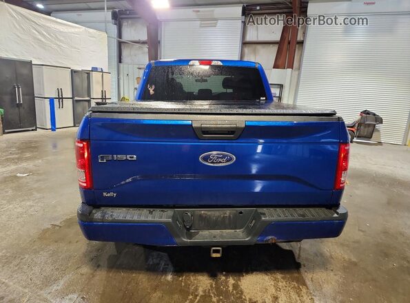 1FTEW1EP0HFC27696 2017 FORD F150 Синий Вид сзади