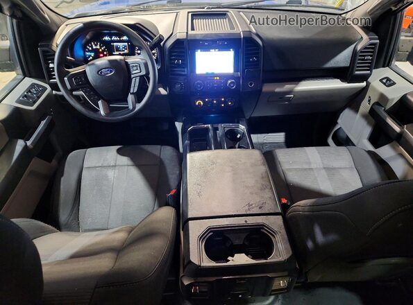 1FTEW1EP0HFC27696 2017 FORD F150 Синий Вид панели приборов