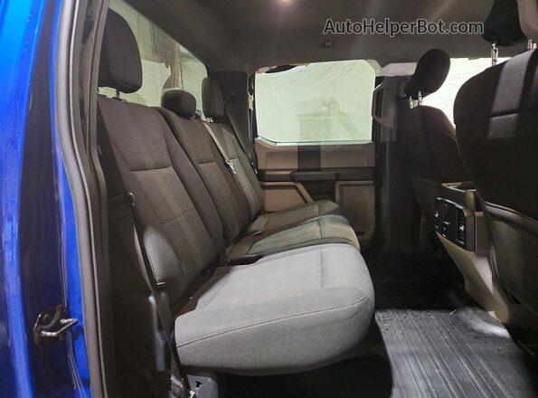 1FTEW1EP0HFC27696 2017 FORD F150 Синий Вид задних сидений