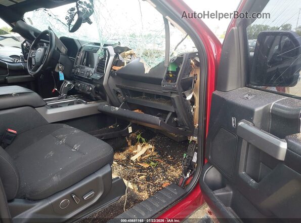 1FTEW1EP0JFA29674 2018 FORD F150 Maroon Widok wnętrza z przodu