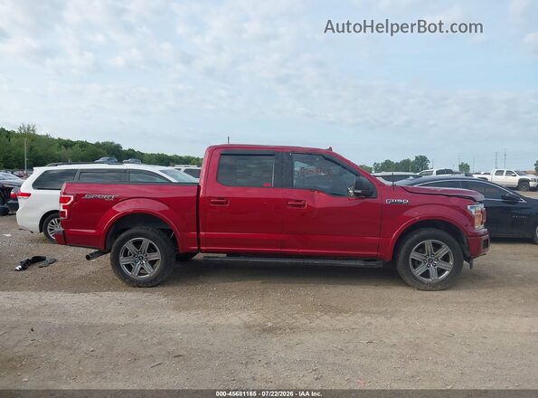 1FTEW1EP0JFA29674 2018 FORD F150 Maroon Widok wnętrza 360 stopni