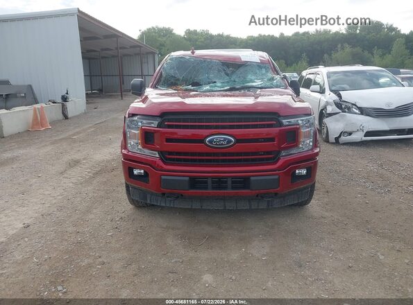 1FTEW1EP0JFA29674 2018 FORD F150 Maroon Widok wnętrza z tyłu