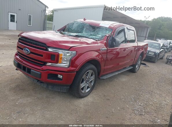1FTEW1EP0JFA29674 2018 FORD F150 Maroon 