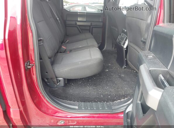 1FTEW1EP0JFA29674 2018 FORD F150 Maroon Widok naklejki z numerem VIN