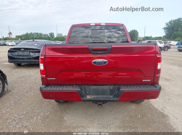 1FTEW1EP0JFA29674 2018 FORD F150 Maroon 