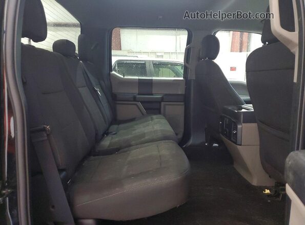 1FTEW1EP0JFB36983 2018 FORD F150 Black Widok tylnych siedzeń