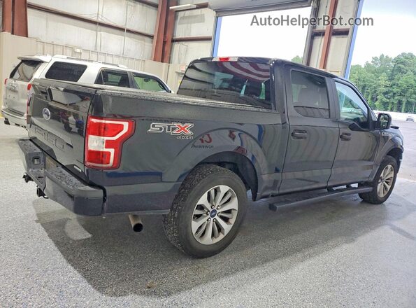 1FTEW1EP0JFB36983 2018 FORD F150 Black Tył prawy