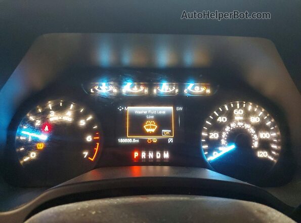 1FTEW1EP0JFB36983 2018 FORD F150 Black Widok zestawu wskaźników