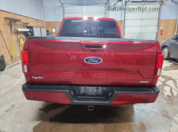 1FTEW1EP0JFB99100 2018 FORD F150 Burgundy Widok z tyłu