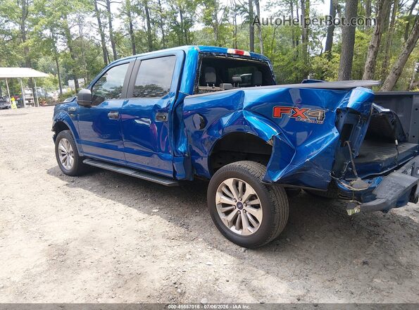 1FTEW1EP0JFC11312 2018 FORD F150 Blue Rear left