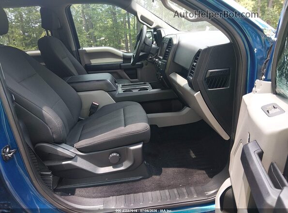 1FTEW1EP0JFC11312 2018 FORD F150 Blue Front interior view
