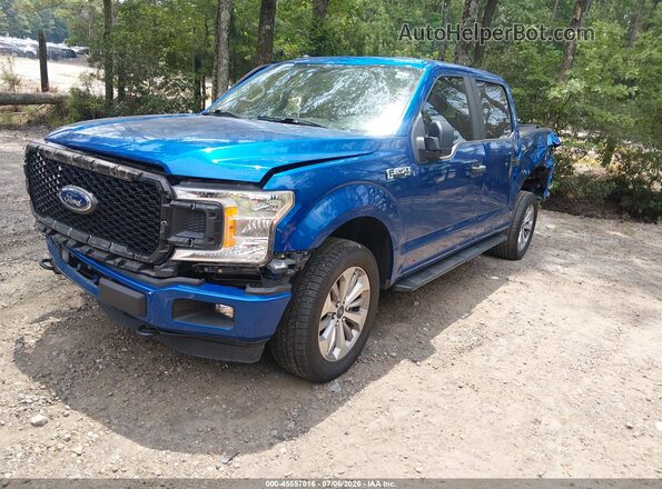 1FTEW1EP0JFC11312 2018 FORD F150 Blue Front left