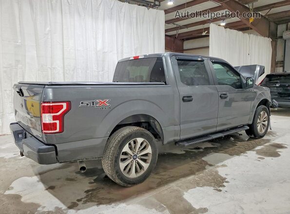 1FTEW1EP0JFD37718 2018 FORD F150 Серый Задняя правая четверть