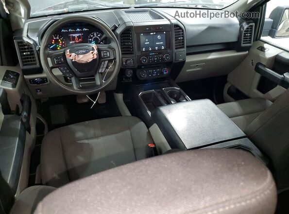 1FTEW1EP0JFD37718 2018 FORD F150 Серый Вид панели приборов
