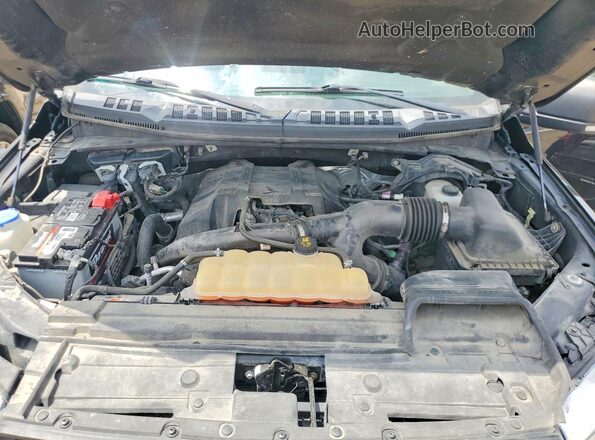 1FTEW1EP0JFD51604 2018 FORD F150 Black უკანა სალონის ხედი