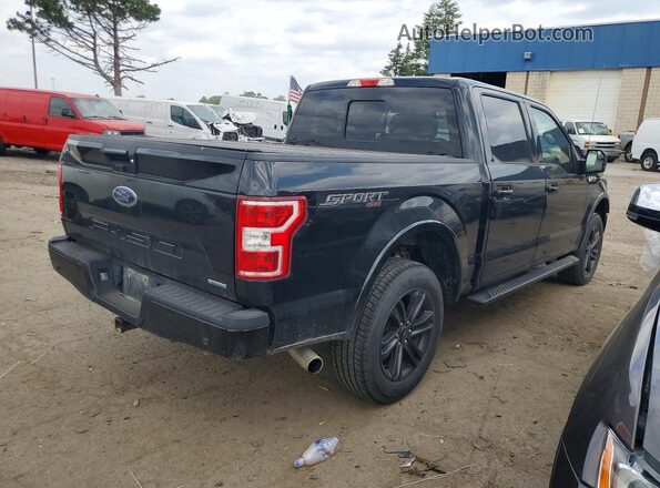 1FTEW1EP0JFD51604 2018 FORD F150 Black უკანა მარჯვენა