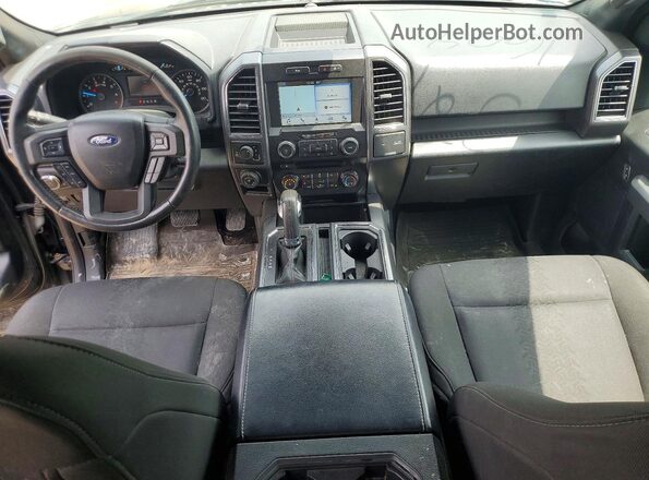 1FTEW1EP0JFD51604 2018 FORD F150 Black წინა პანელის ხედი