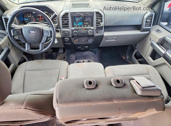 1FTEW1EP0JFD90998 2018 FORD F150 Черный Вид панели приборов