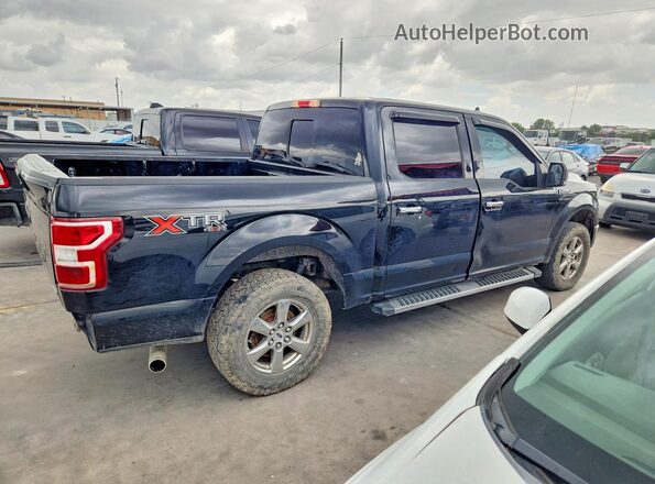 1FTEW1EP0JFD90998 2018 FORD F150 Черный Задняя правая четверть