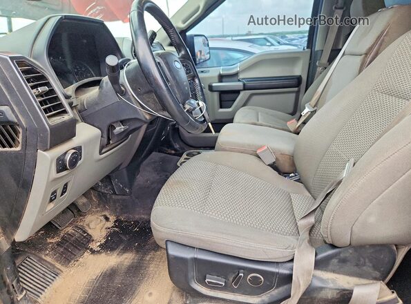 1FTEW1EP0JFD90998 2018 FORD F150 Черный Вид салона спереди