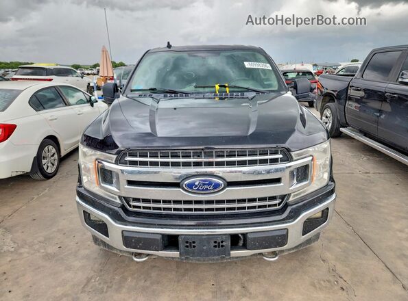1FTEW1EP0JFD90998 2018 FORD F150 Черный Вид спереди