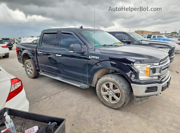 1FTEW1EP0JFD90998 2018 FORD F150 Черный Передняя правая четверть