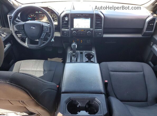 1FTEW1EP0JFE44784 2018 FORD F150 Blue Widok deski rozdzielczej