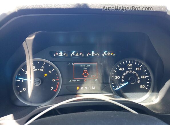 1FTEW1EP0JFE44784 2018 FORD F150 Blue Widok zestawu wskaźników