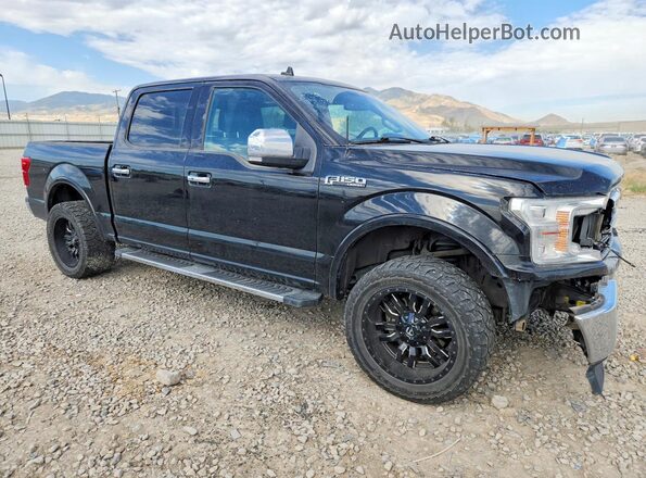 1FTEW1EP0JKC11186 2018 FORD F150 Черный Передняя правая четверть