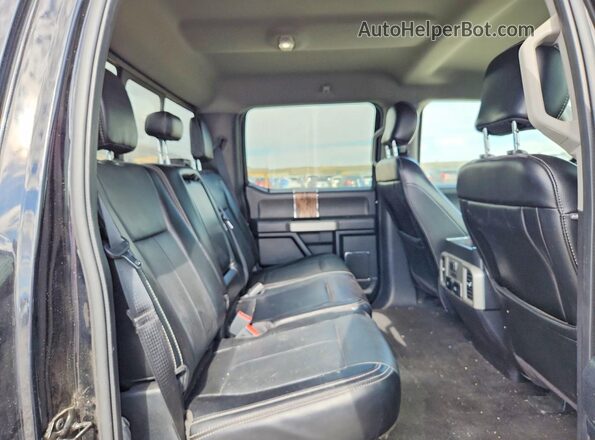 1FTEW1EP0JKC11186 2018 FORD F150 Черный Вид задних сидений