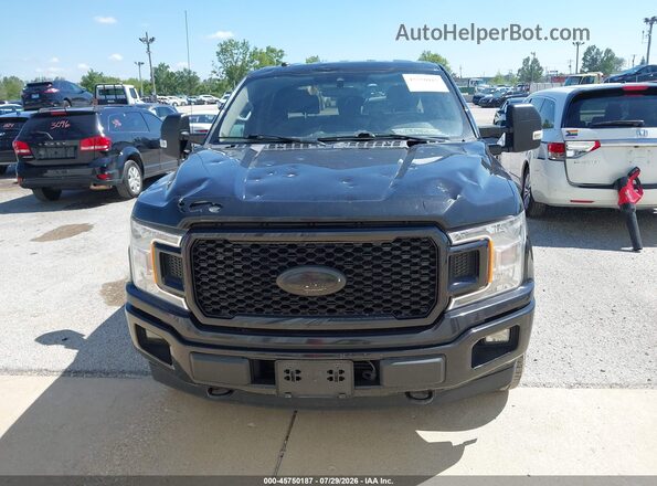 1FTEW1EP0KKC80574 2019 FORD F150 Black Vista del cuadro de instrumentos