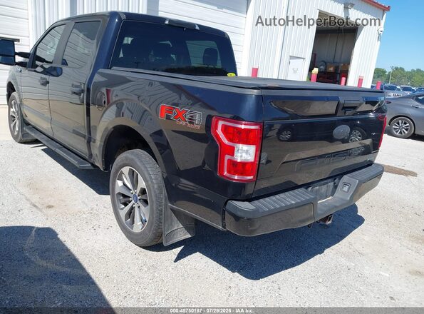 1FTEW1EP0KKC80574 2019 FORD F150 Black Trasero izquierdo