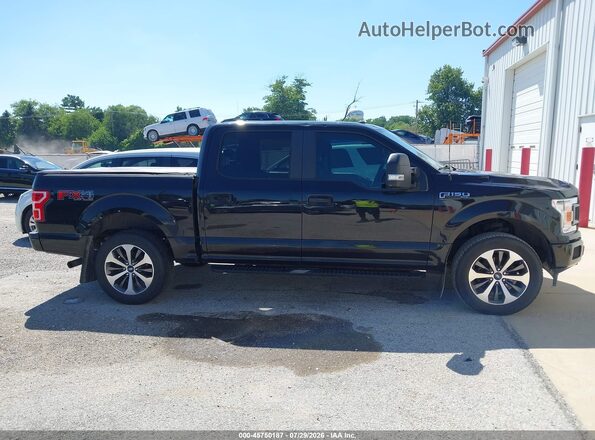 1FTEW1EP0KKC80574 2019 FORD F150 Black Vista interior trasera