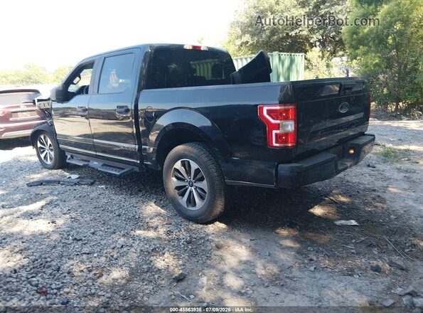 1FTEW1EP0KKD47917 2019 FORD F150 Black Հետևի ձախ