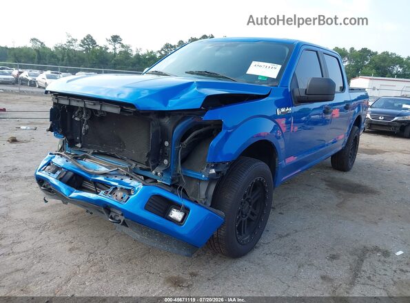 1FTEW1EP0KKD94767 2019 FORD F150 Blue Vista tres cuartos delantera izquierda