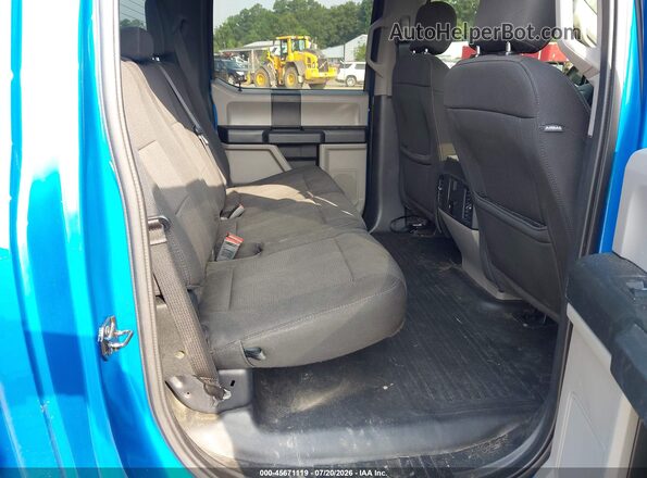 1FTEW1EP0KKD94767 2019 FORD F150 Blue Vista de la etiqueta del VIN