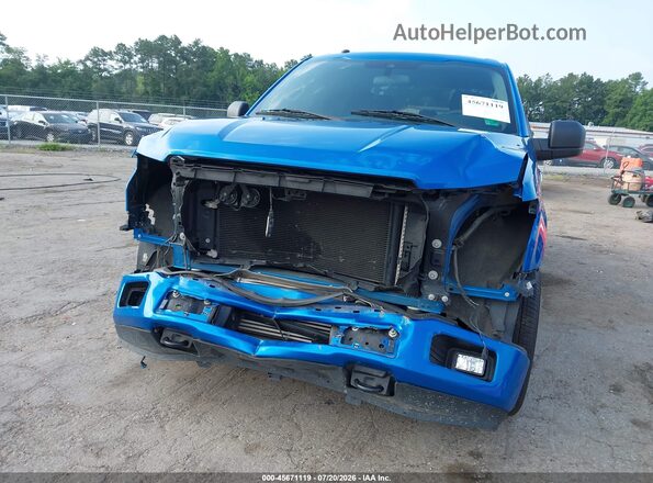 1FTEW1EP0KKD94767 2019 FORD F150 Blue Vista frontal