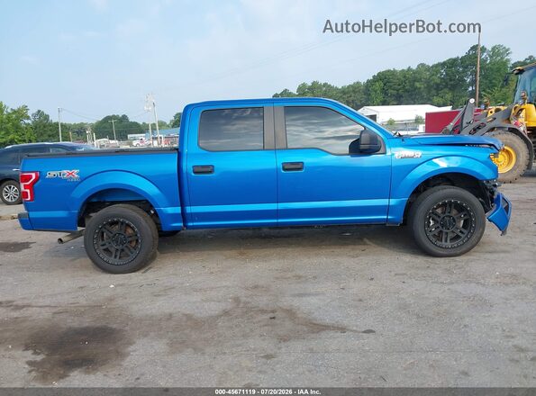 1FTEW1EP0KKD94767 2019 FORD F150 Blue Vista interior trasera