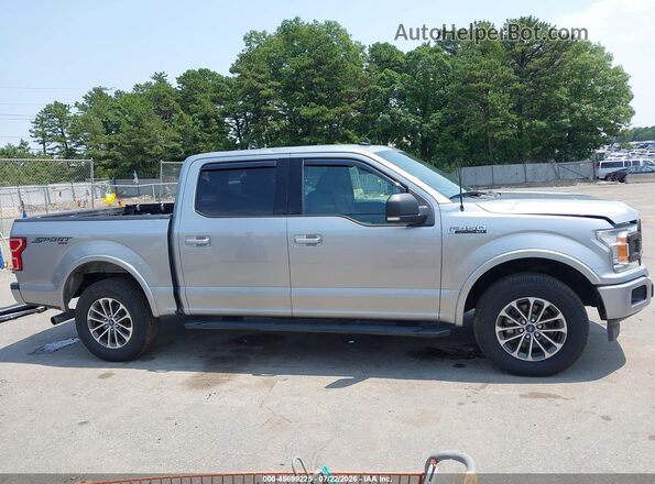 1FTEW1EP0LFA53136 2020 FORD F150 Silver Вид задньої частини салону