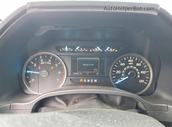 1FTEW1EP0LFB32497 2020 FORD F150 Gray Widok zestawu wskaźników