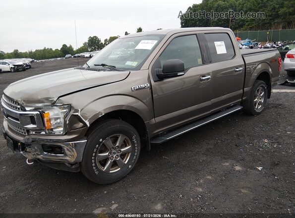 1FTEW1EP0LFB50238 2020 FORD F150 Brown წინა მარცხენა ხედი სამი მეოთხედიდან